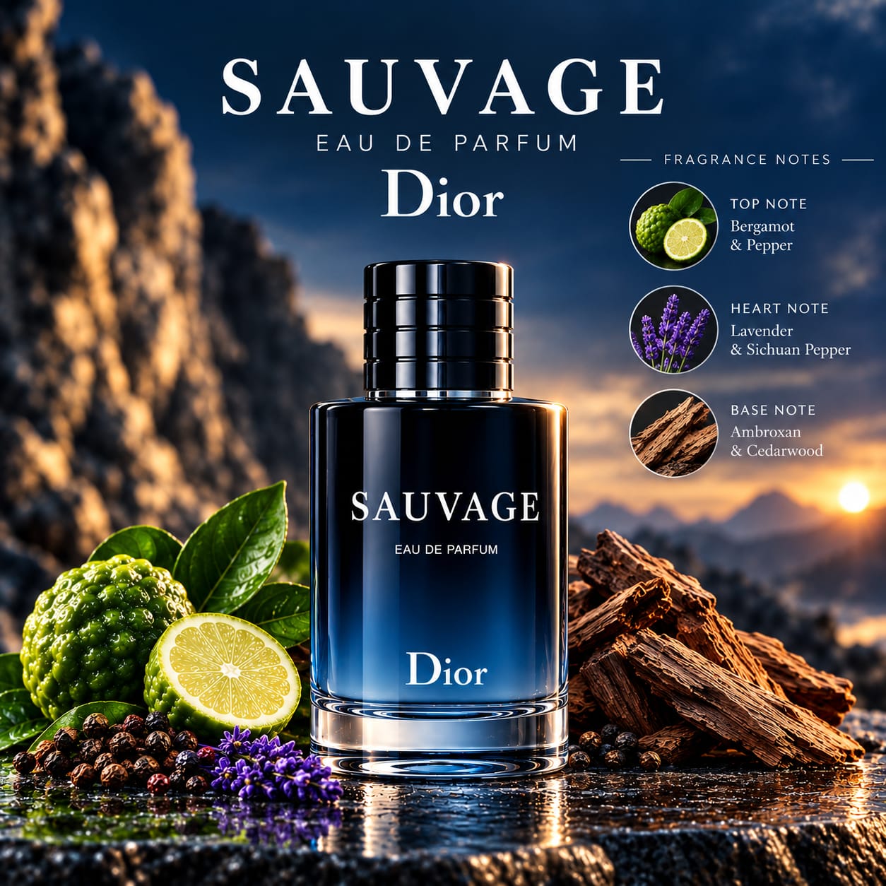 Dior Sauvage Perfume For Men EDP 100ml