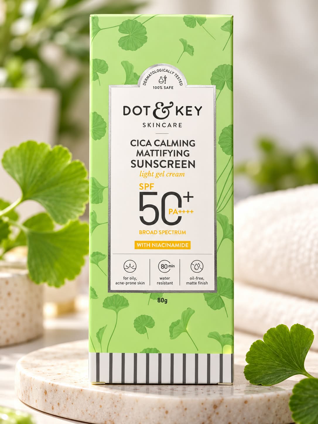 Dot & Key Cica Calming Mattifying Sunscreen Light Gel Cream SPF 50+ PA++++