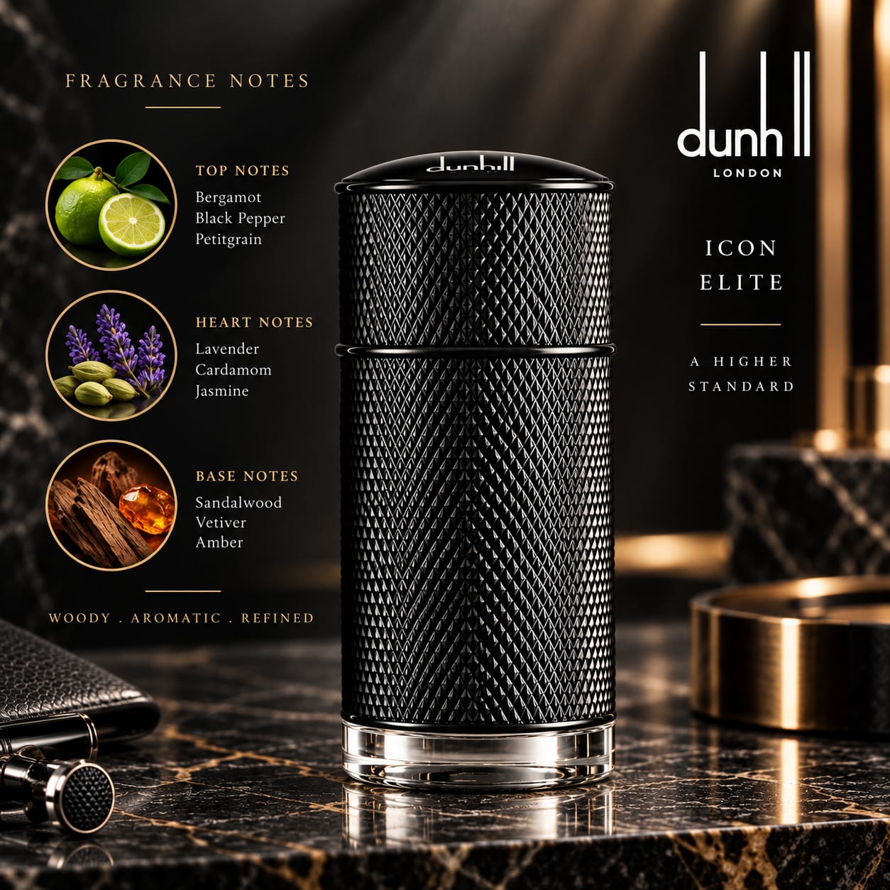Dunhill Icon Elite Perfume For Men EDP 100ml