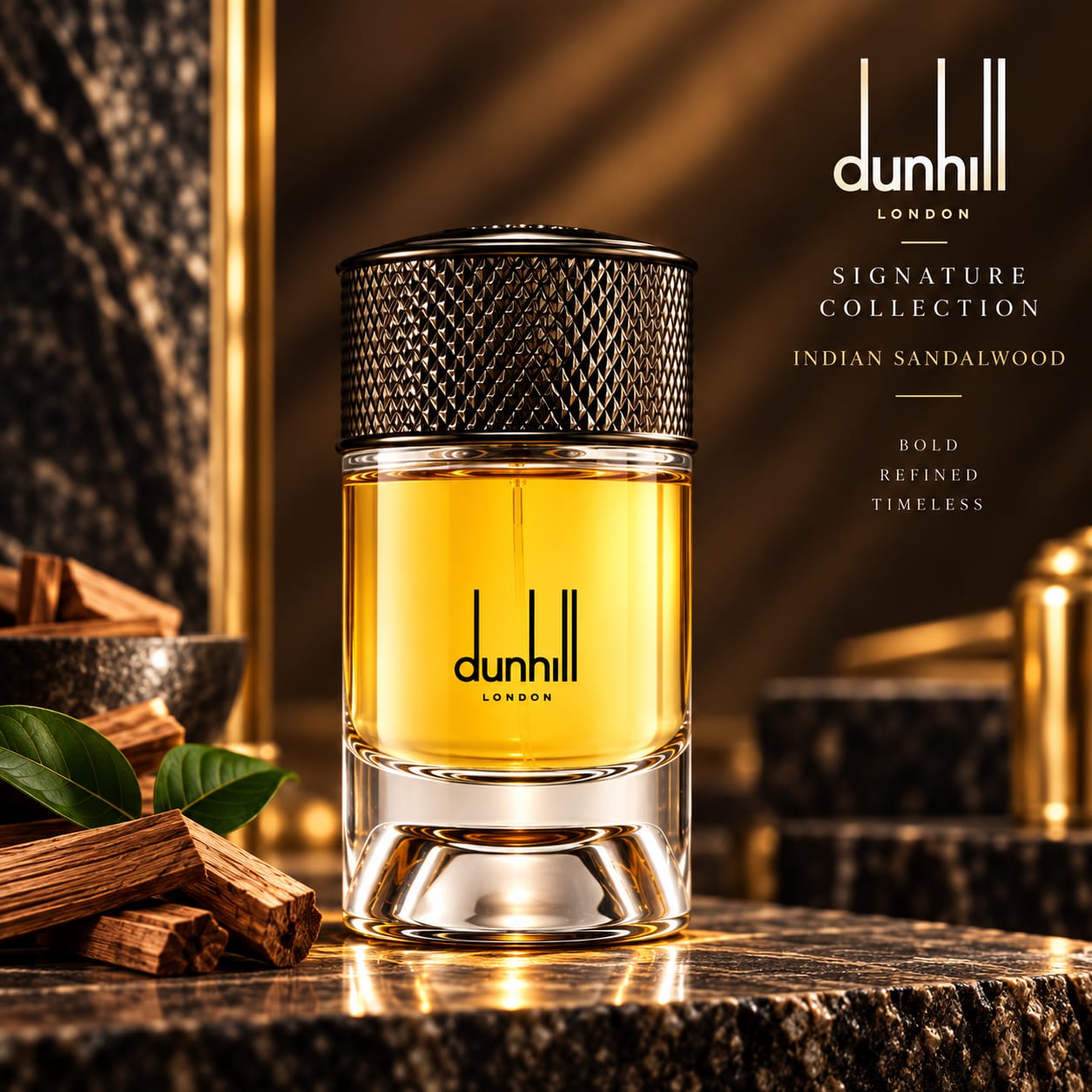 Dunhill Signature Collection Indian Sandalwood Perfume For Men EDP 100ml
