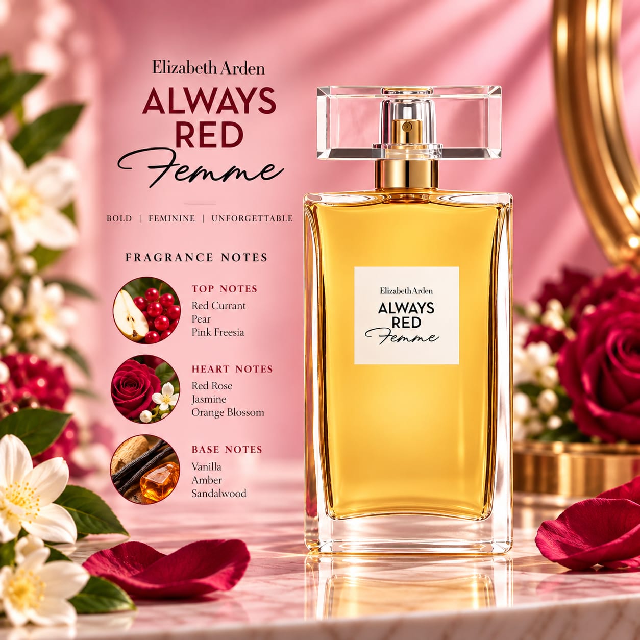 Elizabeth Arden Always Red Femme Perfume For Women EDT 100ml