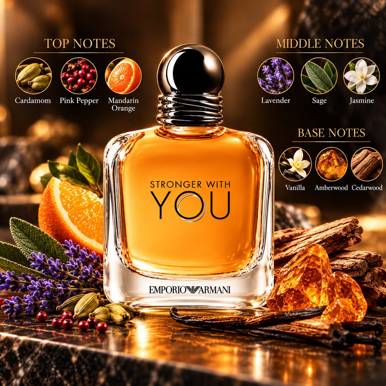 Emporio Armani Stronger With You Perfume For Men EDT 100ml