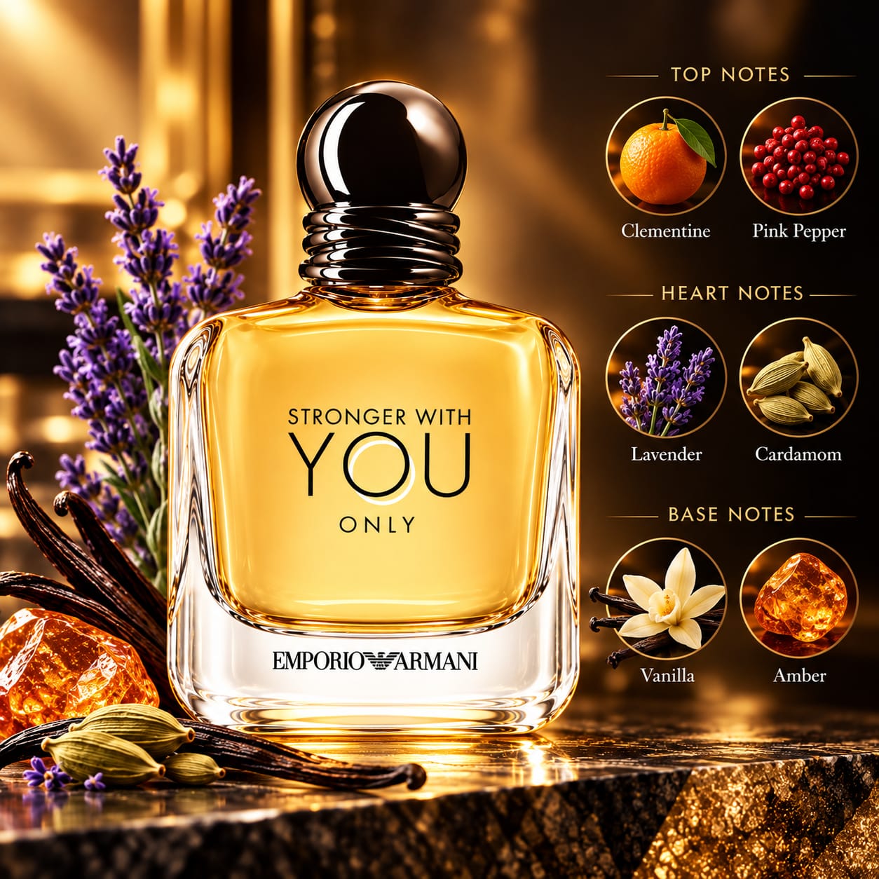 Emporio Armani Stronger With You Only Perfume For Men EDT 100ml