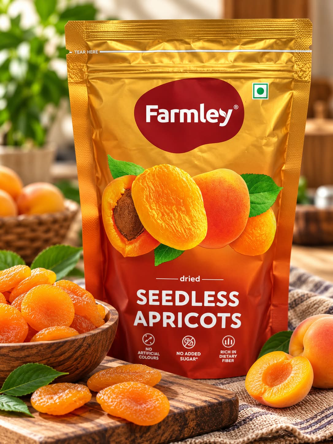 Farmley Dried Seedless Apricots 200g
