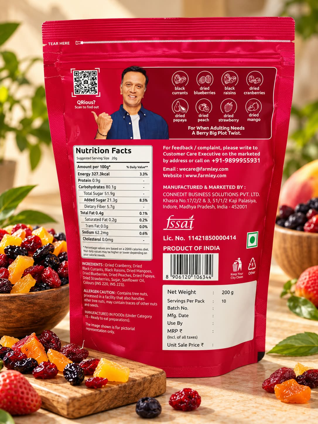 Farmley Delightful Berry Mix 200g