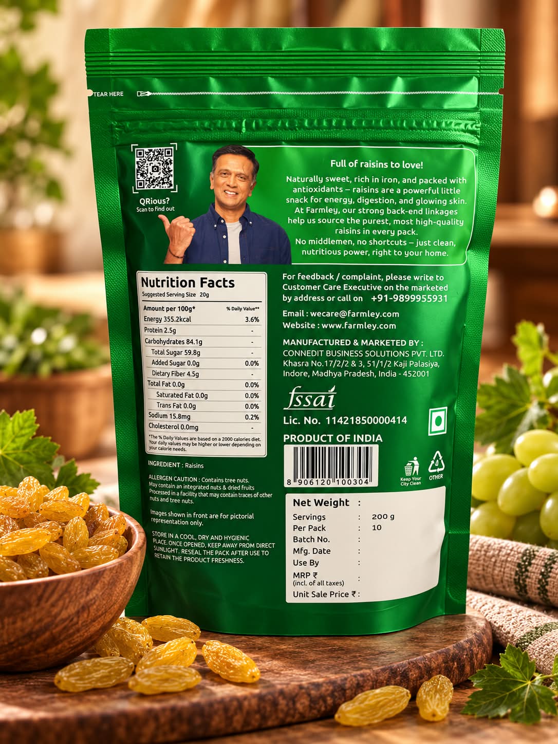 Farmley Sangli Raisins 200g