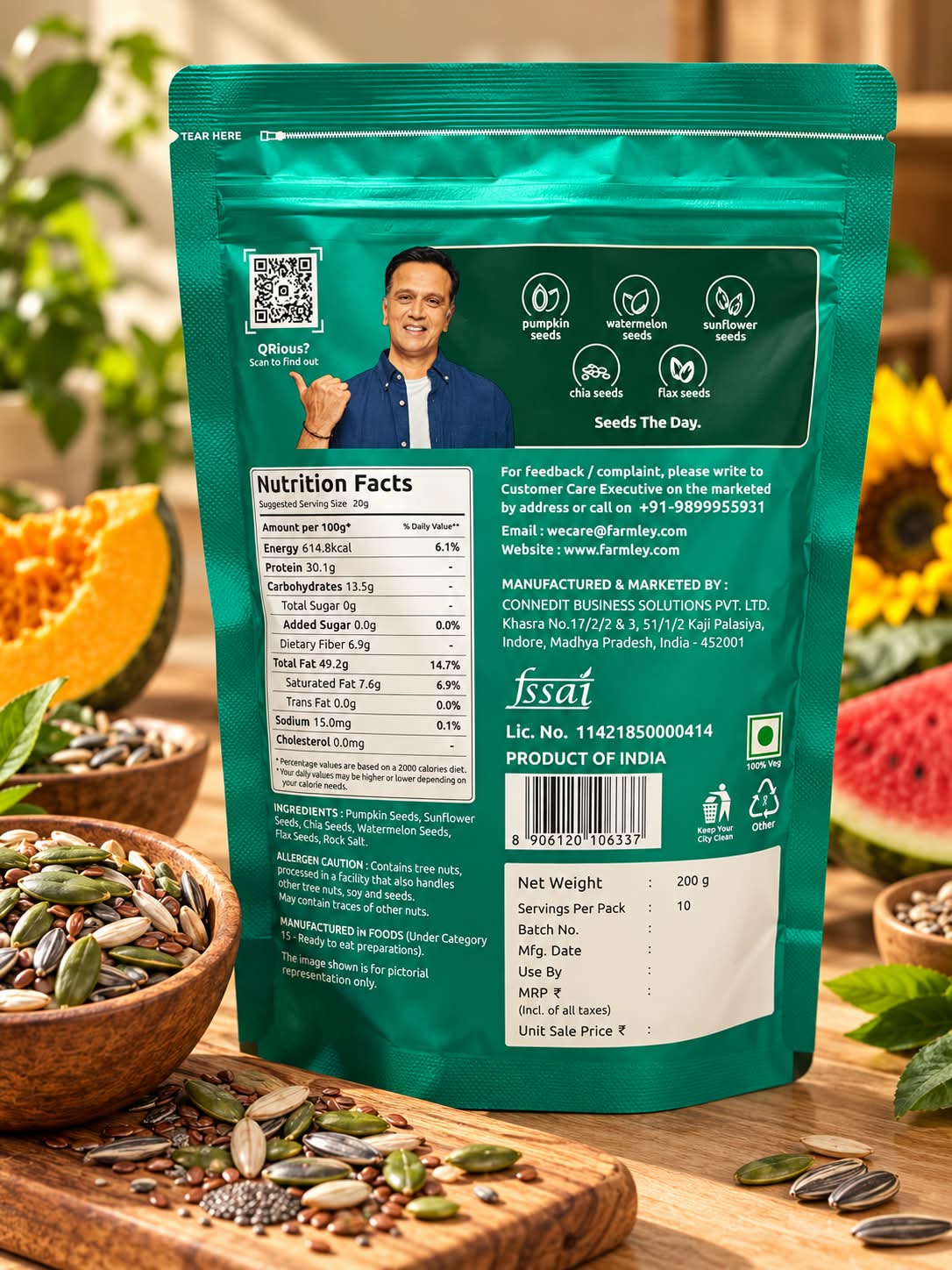 Farmley Power Up Seed Mix 200g