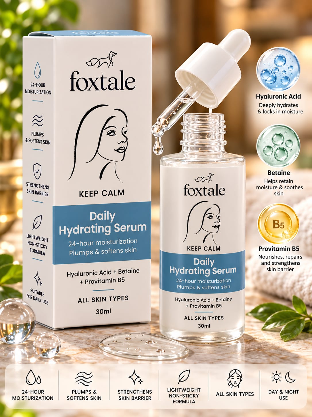 Foxtale Keep Daily  Hydrating Serum