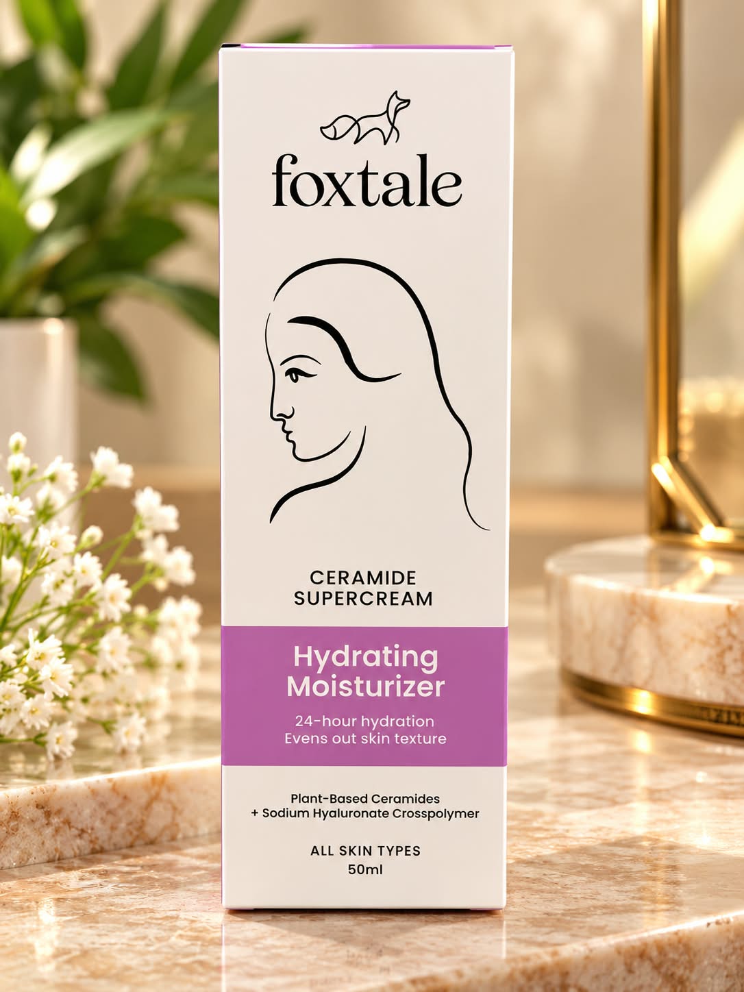 Foxtale Ceramide Super Cream Hydrating Moisturizer 50ml