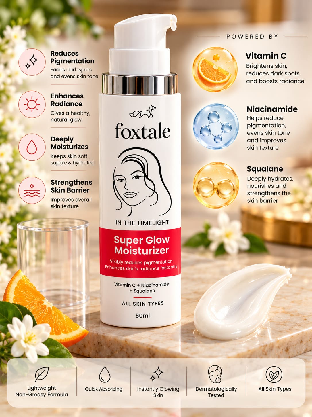 Foxtale In The Limelight Super Glow Moisturizer 50ml