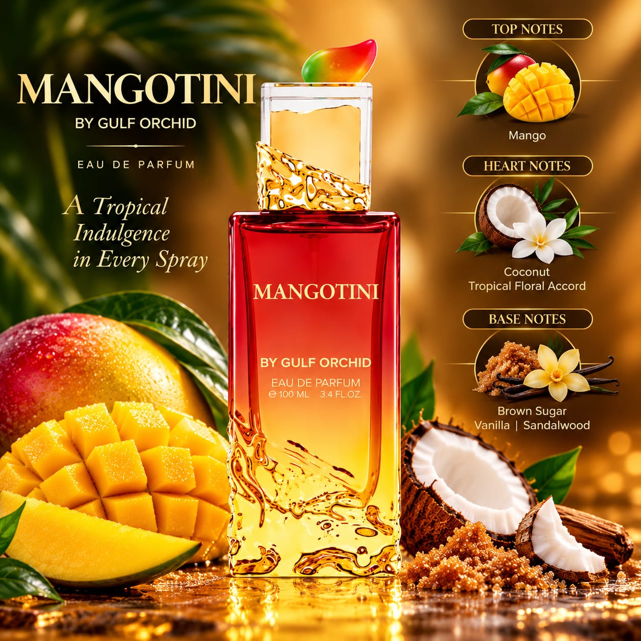 Gulf Orchid Mangotini Perfume EDP 100ml