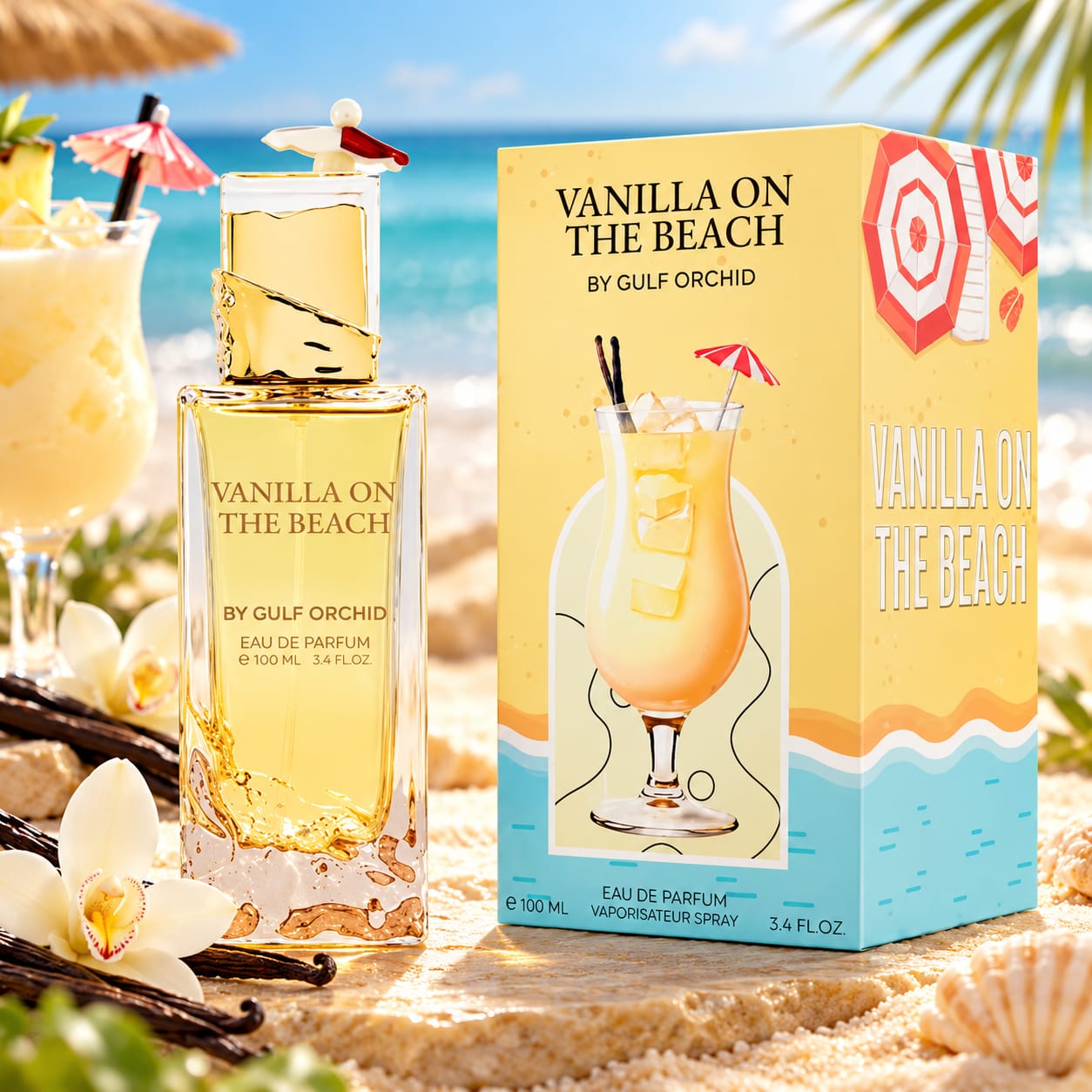 Gulf Orchid Vanilla On The Beach Perfume EDP 100ml