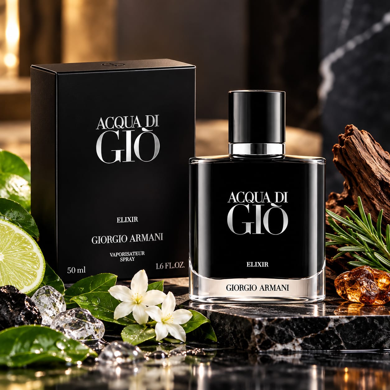 Giorgio Armani Acqua Di Gio Elixir Perfume For Men 50ml