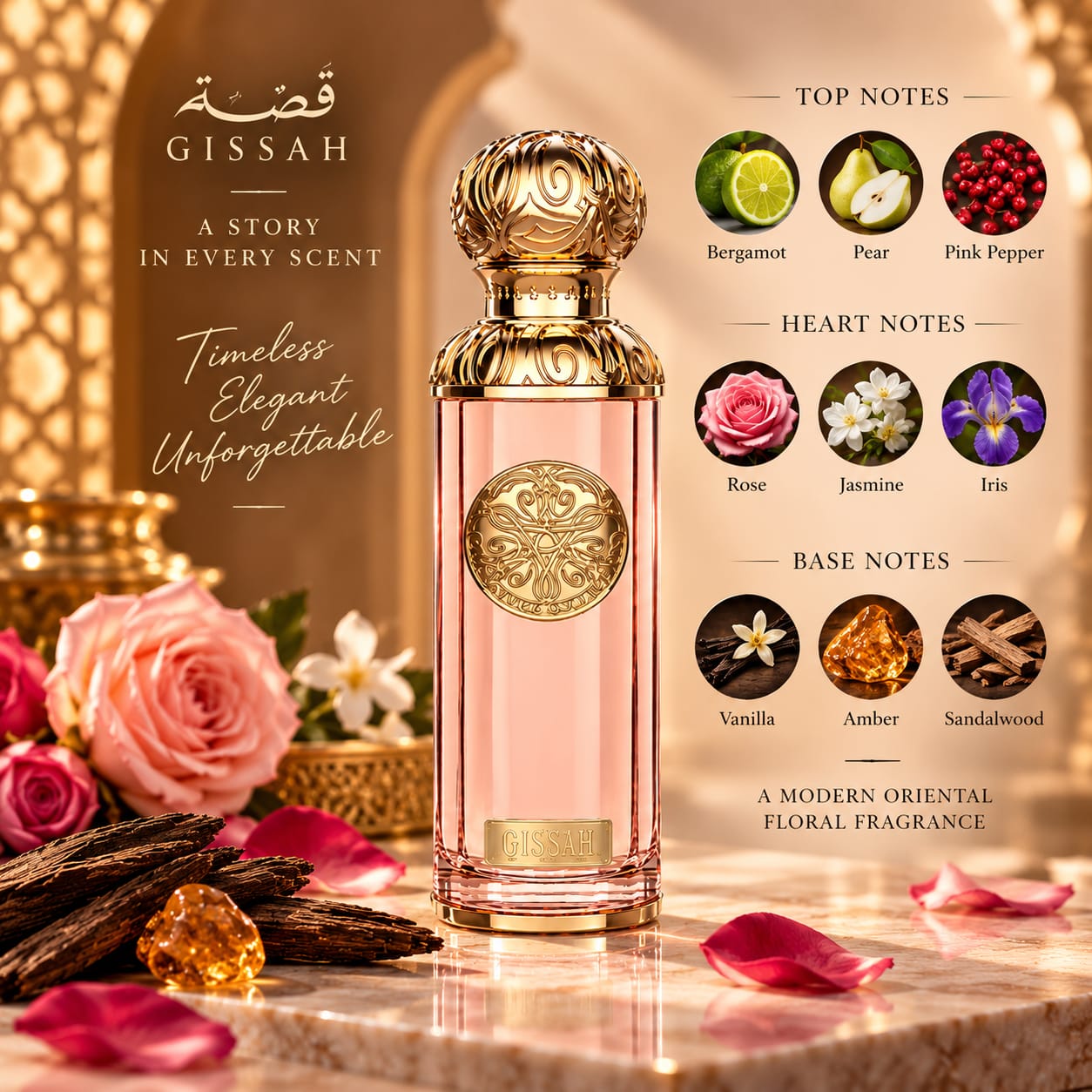 Gissah Signature Collection Light Fragrance Calabria Perfume EDP 200ml