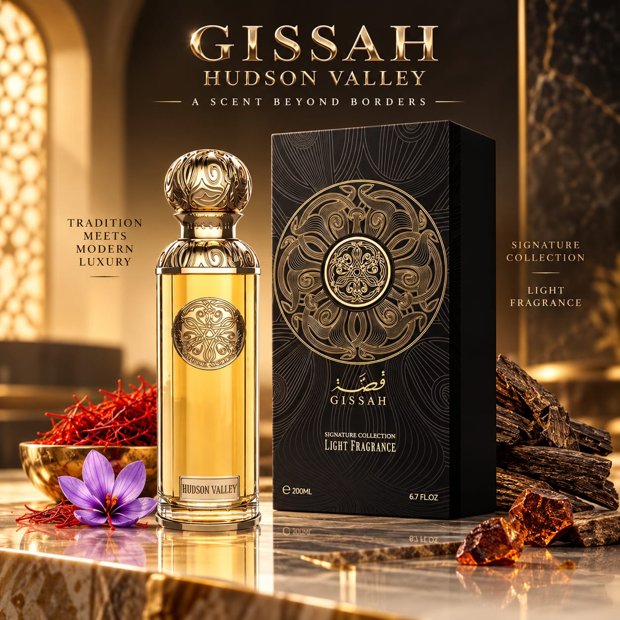 Gissah Signature Collection Light Fragrance Hudson Valley Perfume EDP 200ml