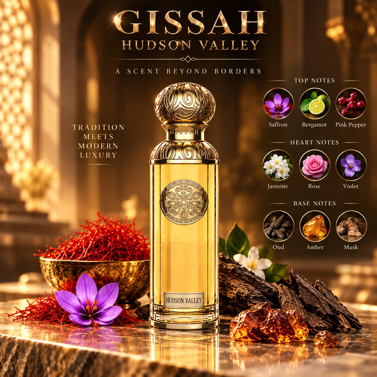 Gissah Signature Collection Light Fragrance Hudson Valley Perfume EDP 200ml
