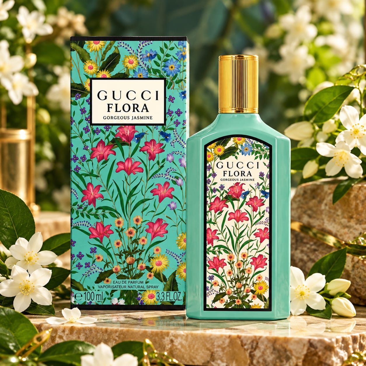 Gucci Floral Gergeous Jasmine Perfume For Women EDP 100ml