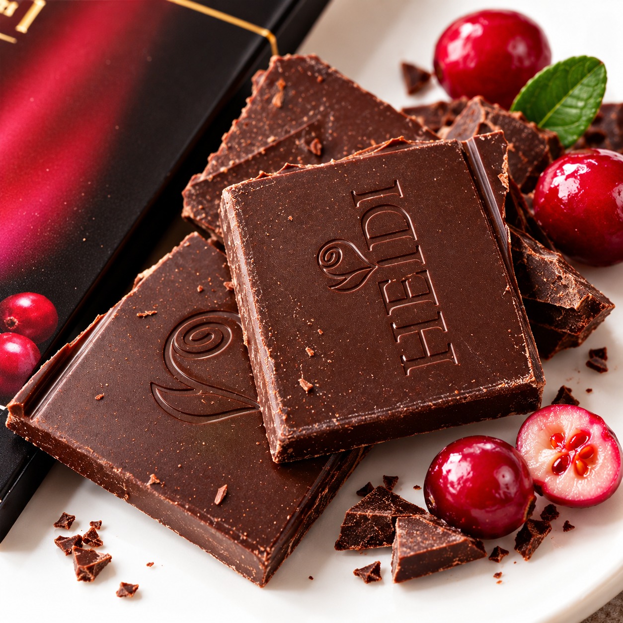 Heidi Dark & Cranberry Chocolate Bar 80g