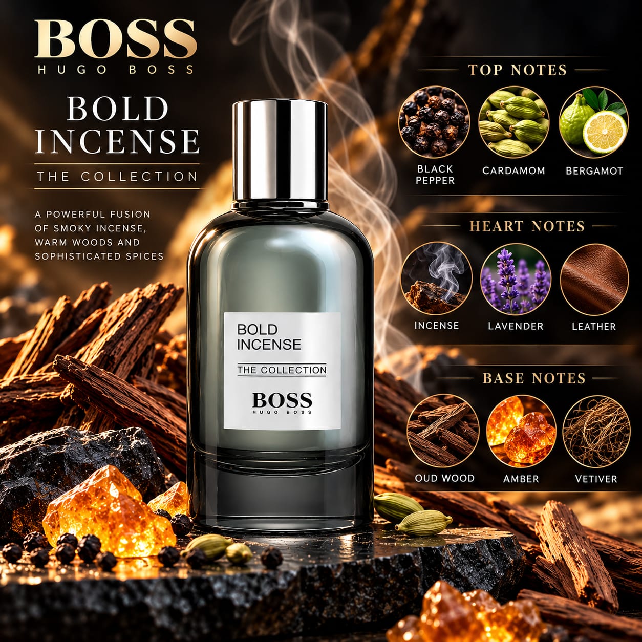 Hugo Boss The Collection Boss Bold Incense Perfume EDP Intense 100ml
