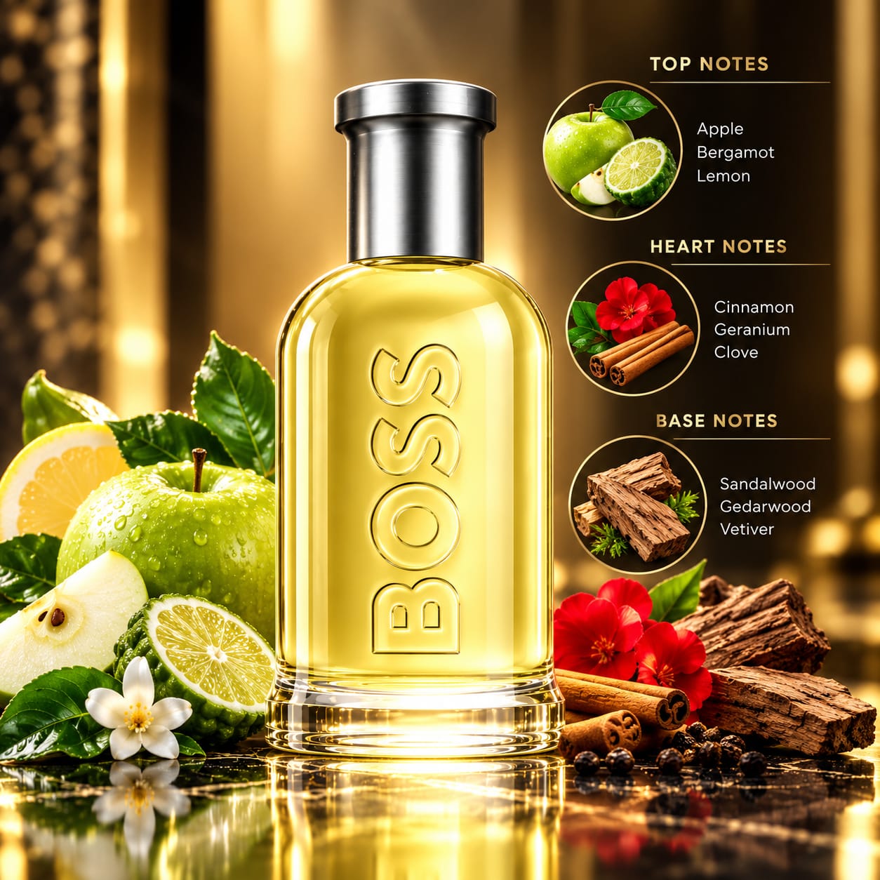 Hugo Boss Bottled Perfume For Men EDT 200ml
