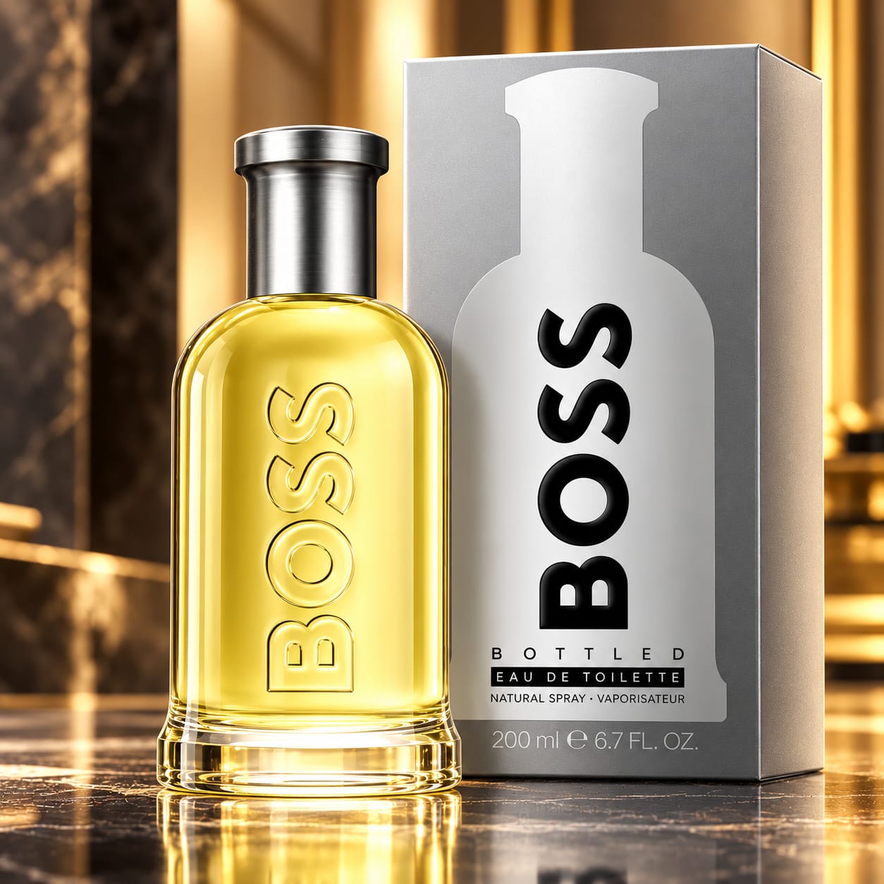 Hugo Boss Bottled Perfume For Men EDT 200ml