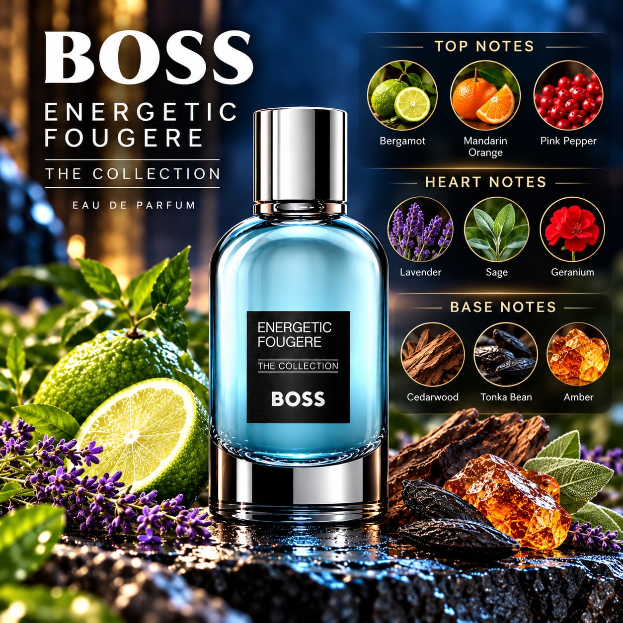 Hugo Boss The Collection Boss Energetic Fougere Perfume EDP 100ml