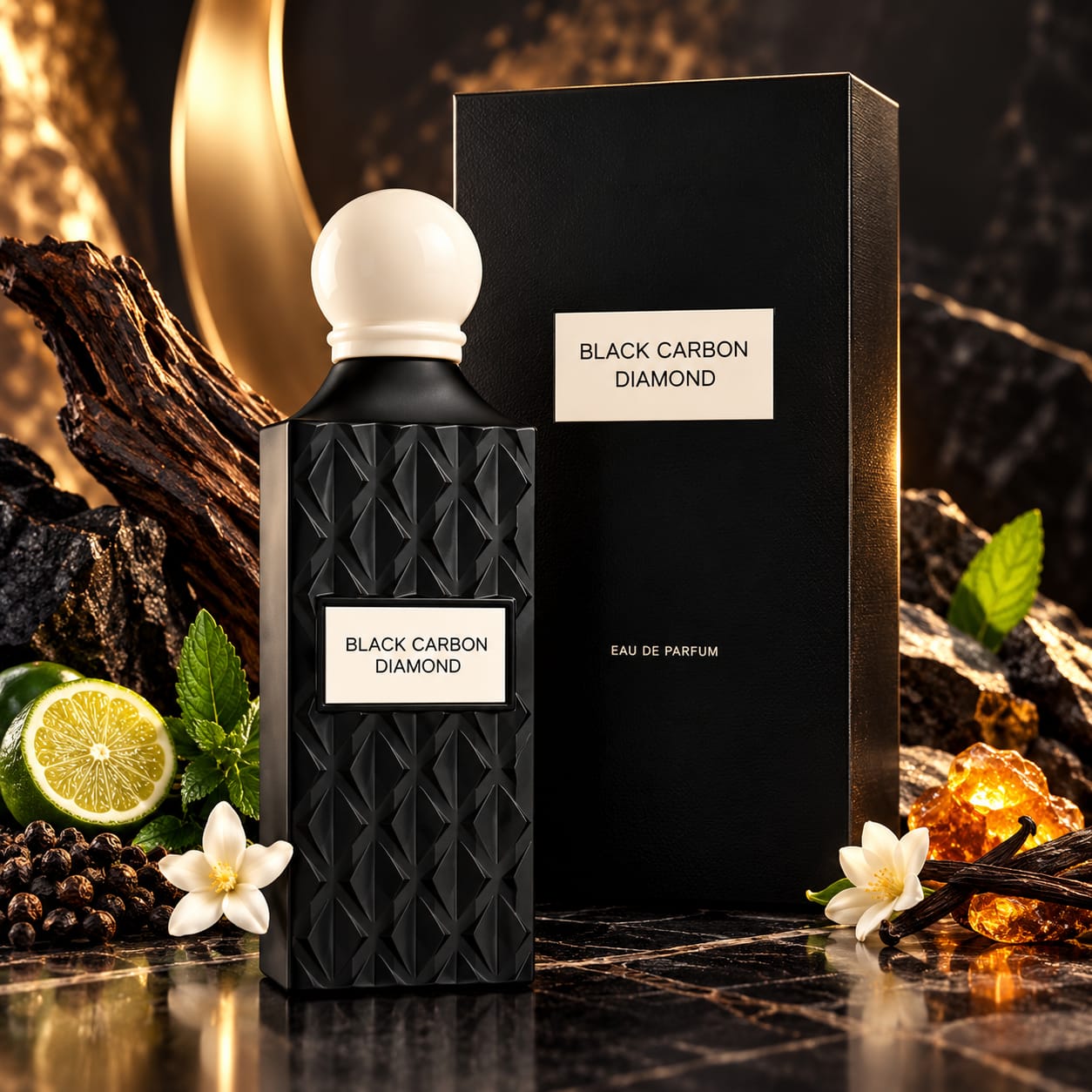 IBRAQ Black Carbon Diamond Perfume EDP 150ml