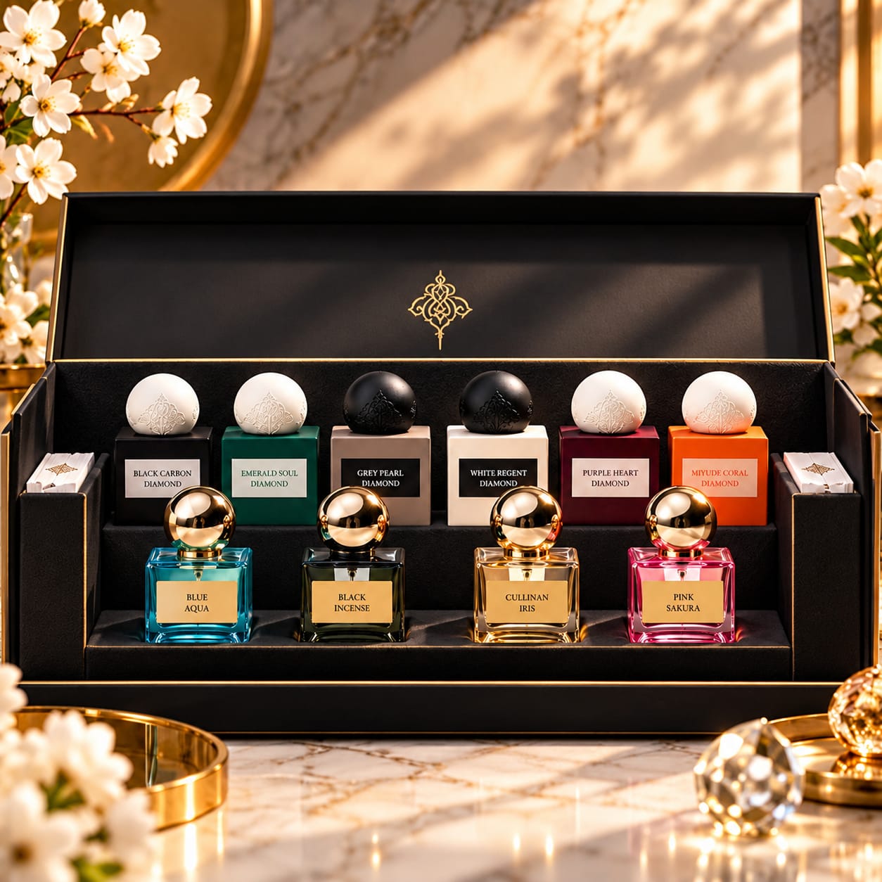 IBRAQ Black Diamond Collection Perfume Gift Set 10pc * 10ml
