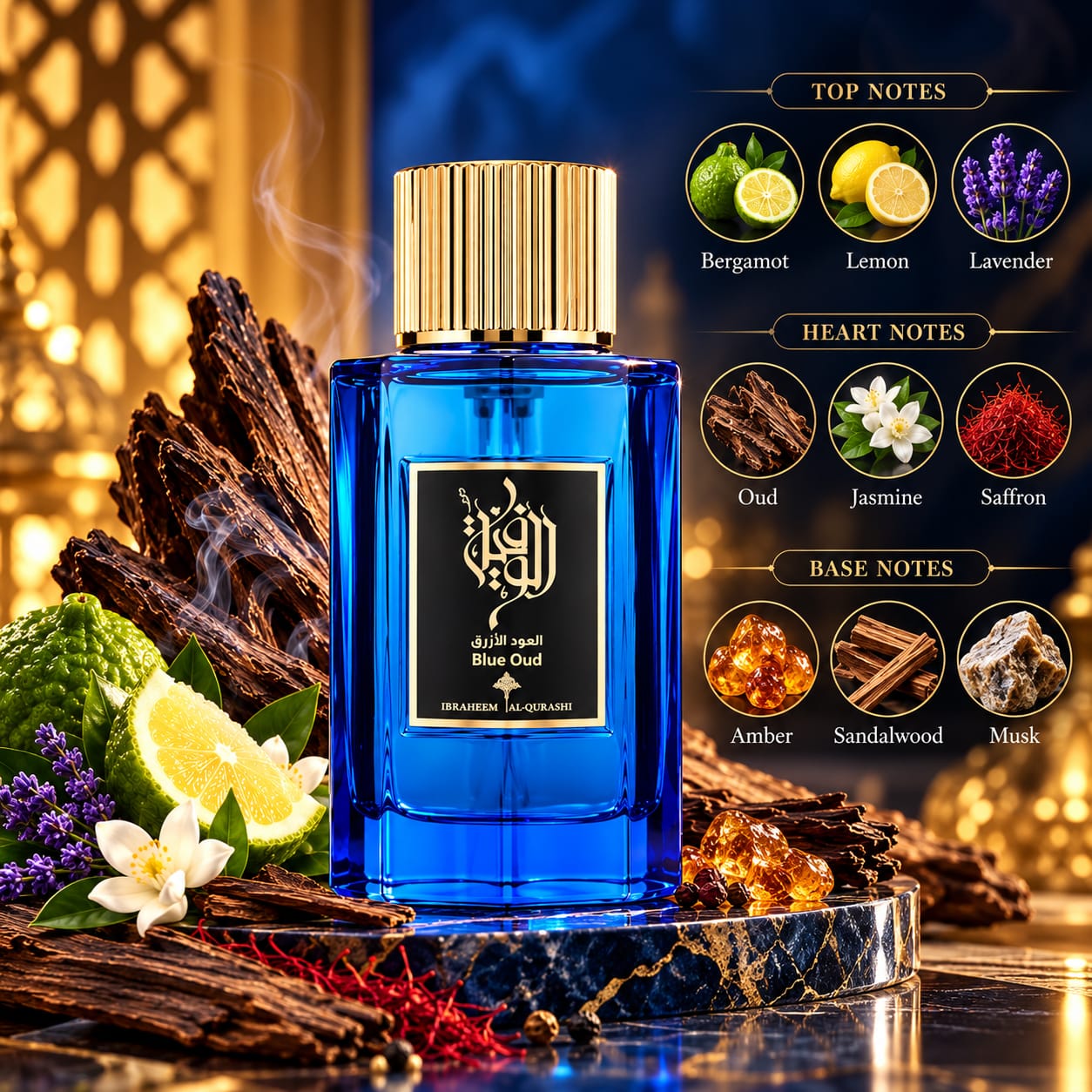 IBRAHEEM AL QURASHI Blue Oud Perfume EDP 100ml