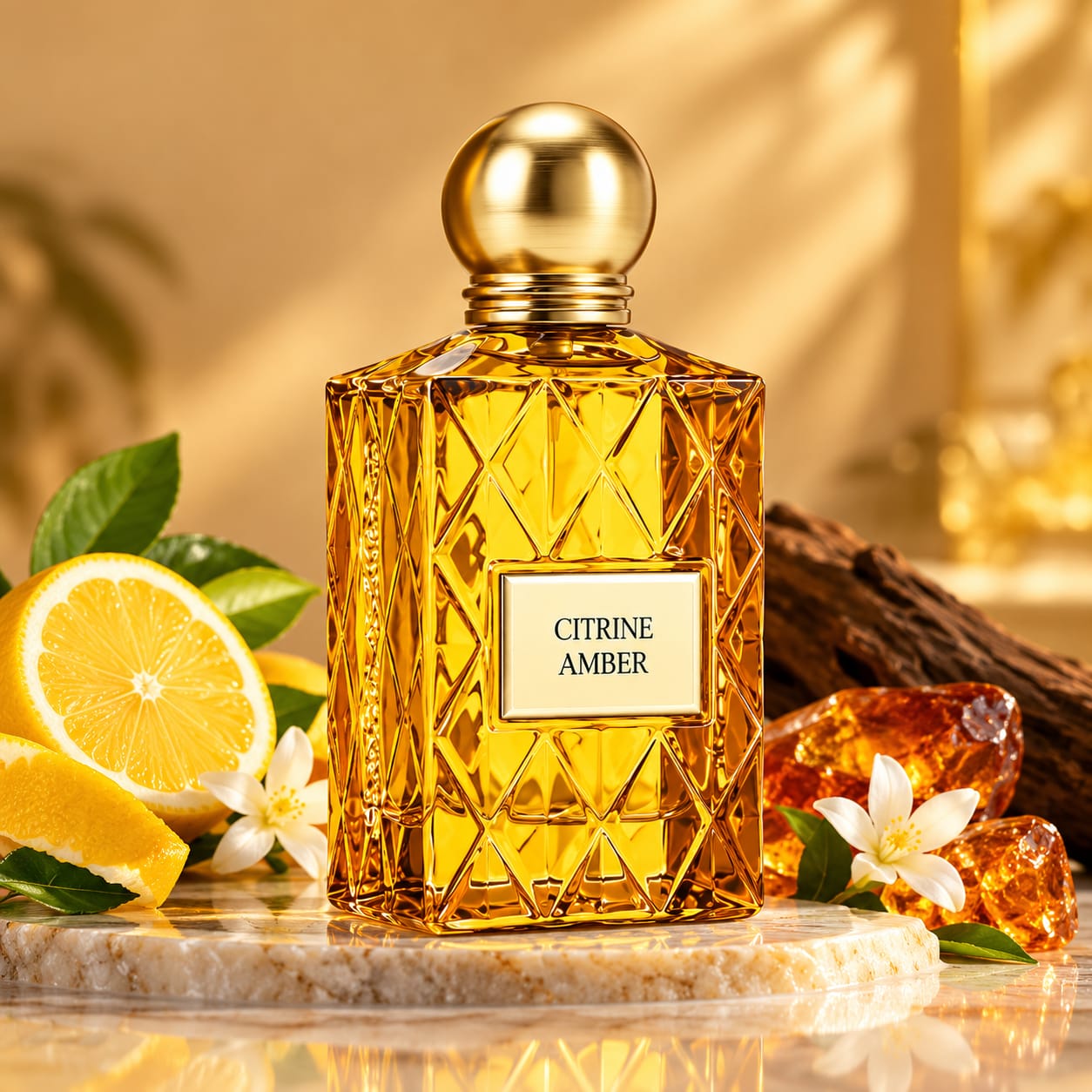 IBRAQ Citrine Amber Perfume EDP 75ml