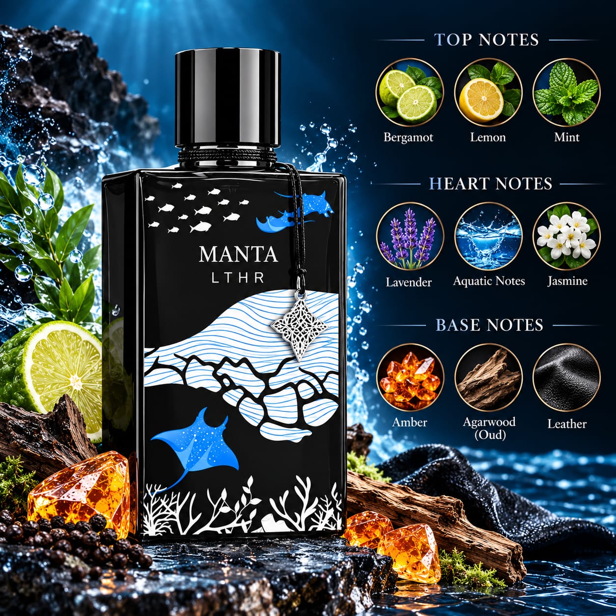 IBRAHEEM AL QURASHI LTHR Manta Perfume EDP 75ml