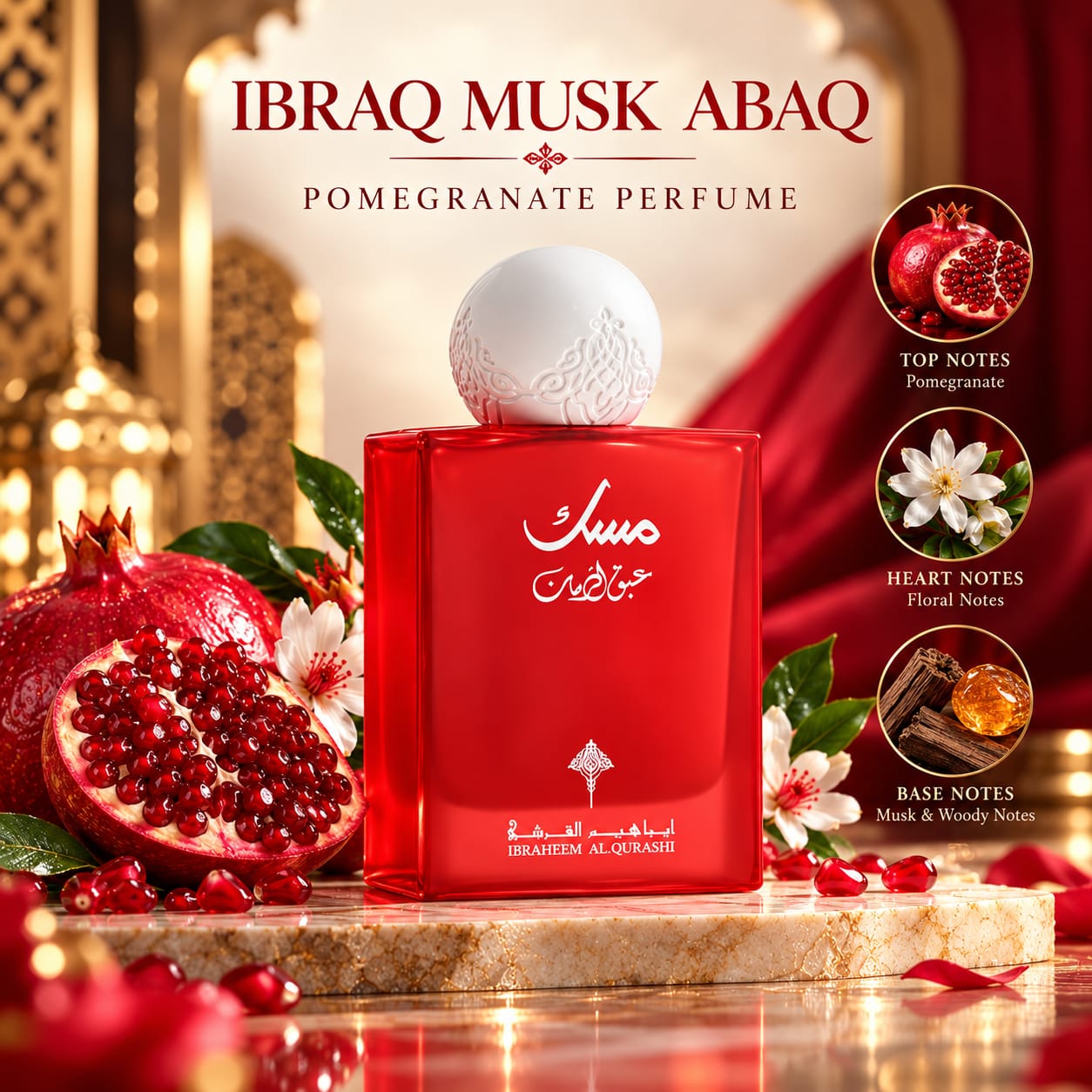 IBRAQ Musk Abaq Pomegranate EDP 75ml