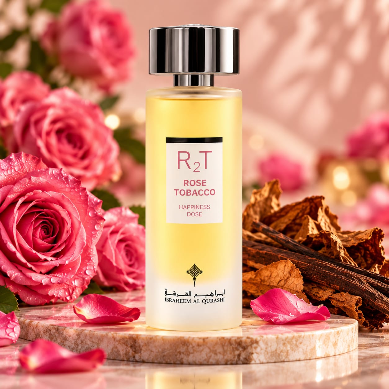 IBRAQ R2T Rose Tobacco Happiness Dose Perfume EDP 75ml