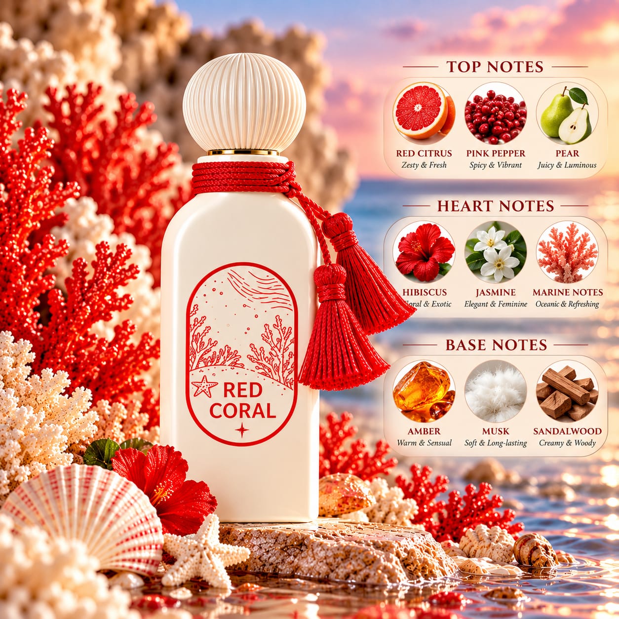 IBRAQ Red Coral Perfume EDP 100ml
