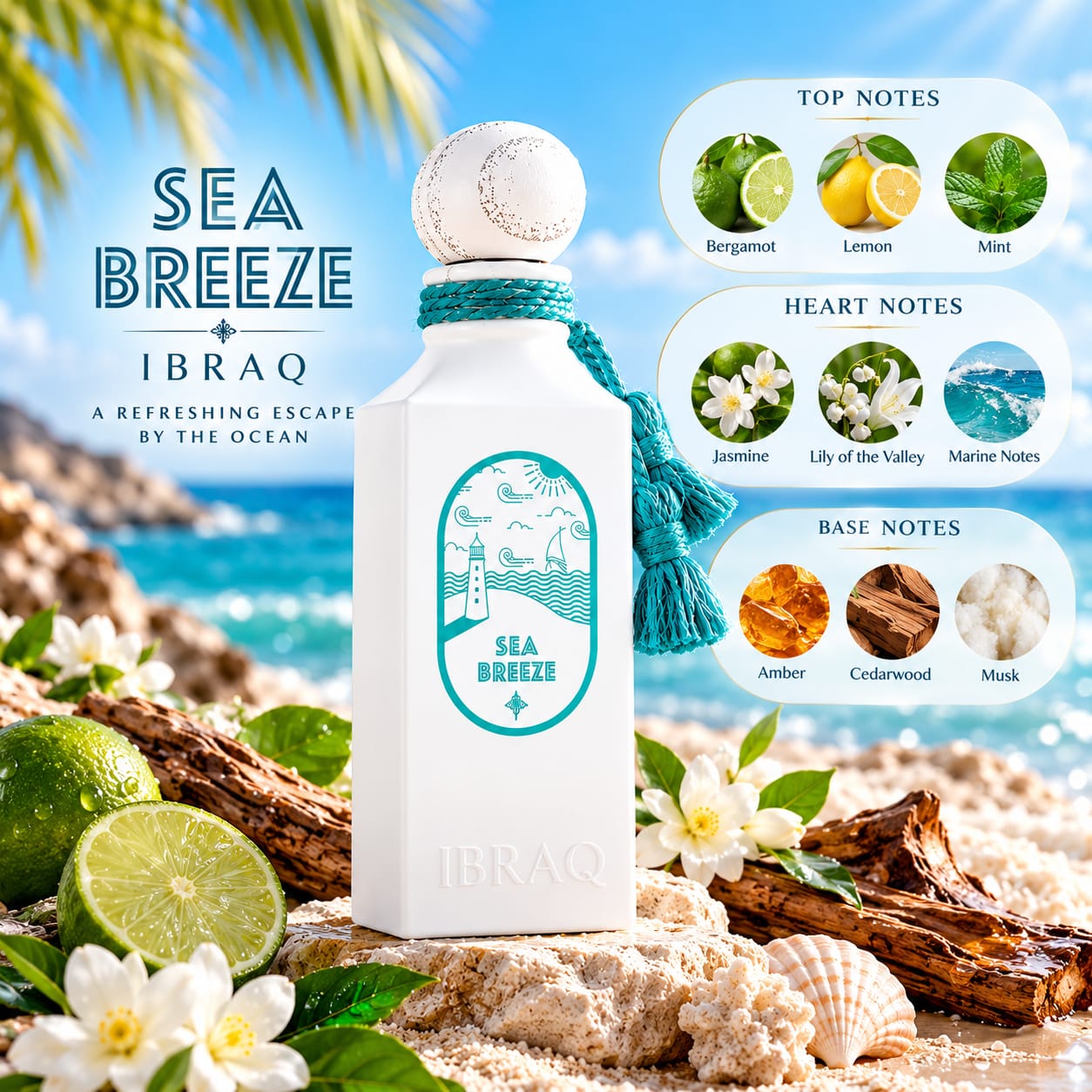IBRAQ Sea Breeze Perfume EDP 100ml