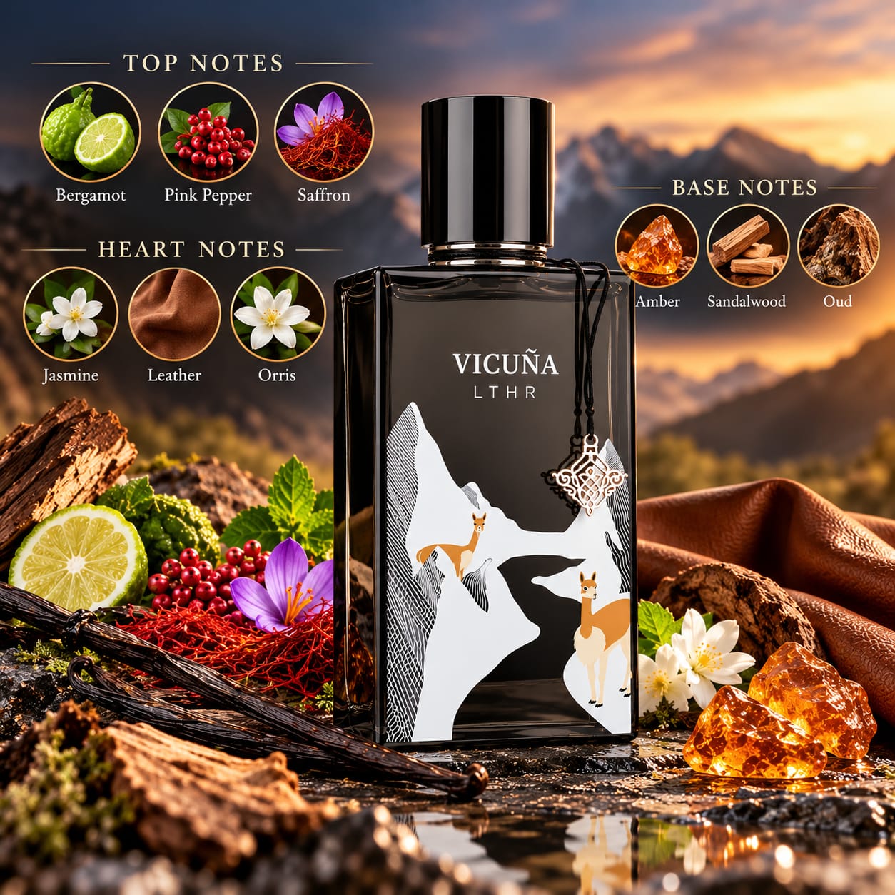 IBRAHEEM AL QURASHI LTHR Vicuna Perfume EDP 75ml
