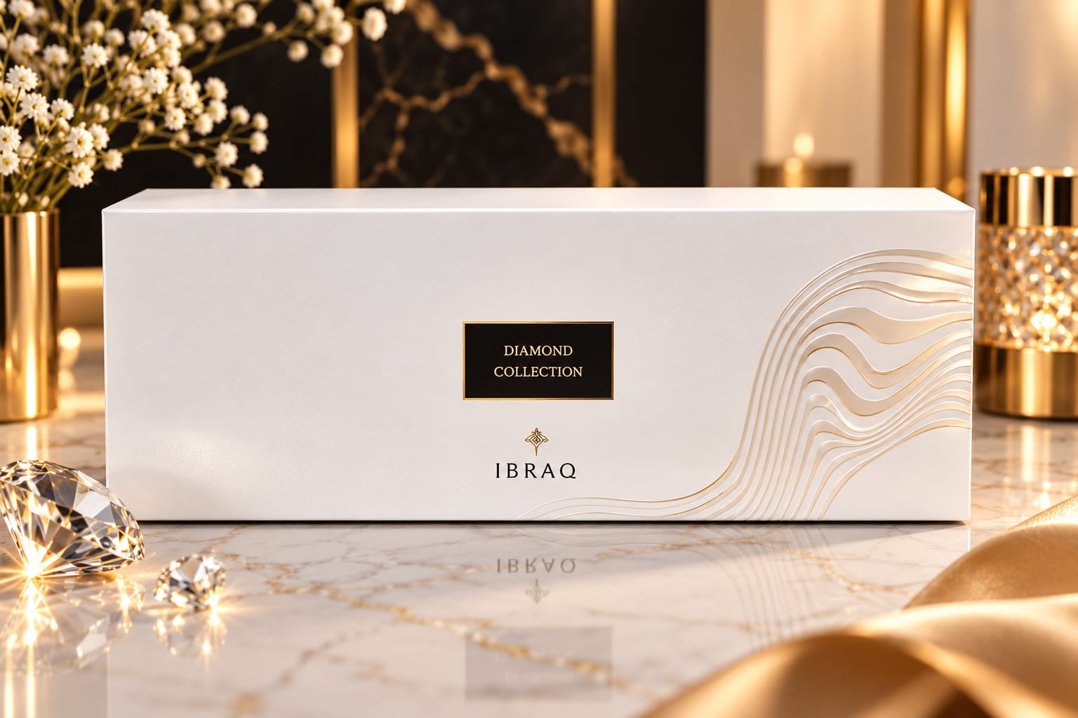 IBRAQ White Diamond Collection Perfume Gift Set 10pc * 10ml