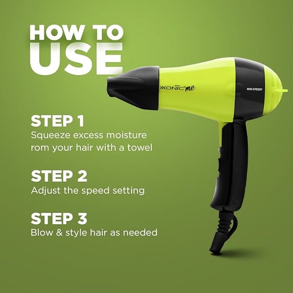 IKONIC Mini Speedy Hair Dryer