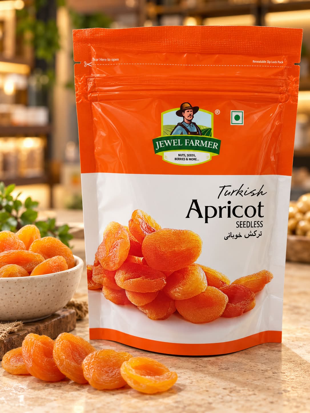 Jewel Farmer Turkish Apricot Seedless 200gm