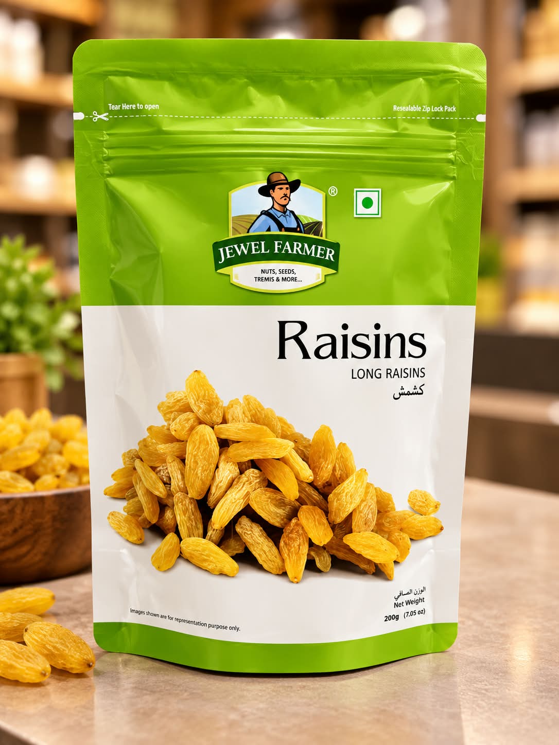 Jewel Farmer Long Raisins 200gm