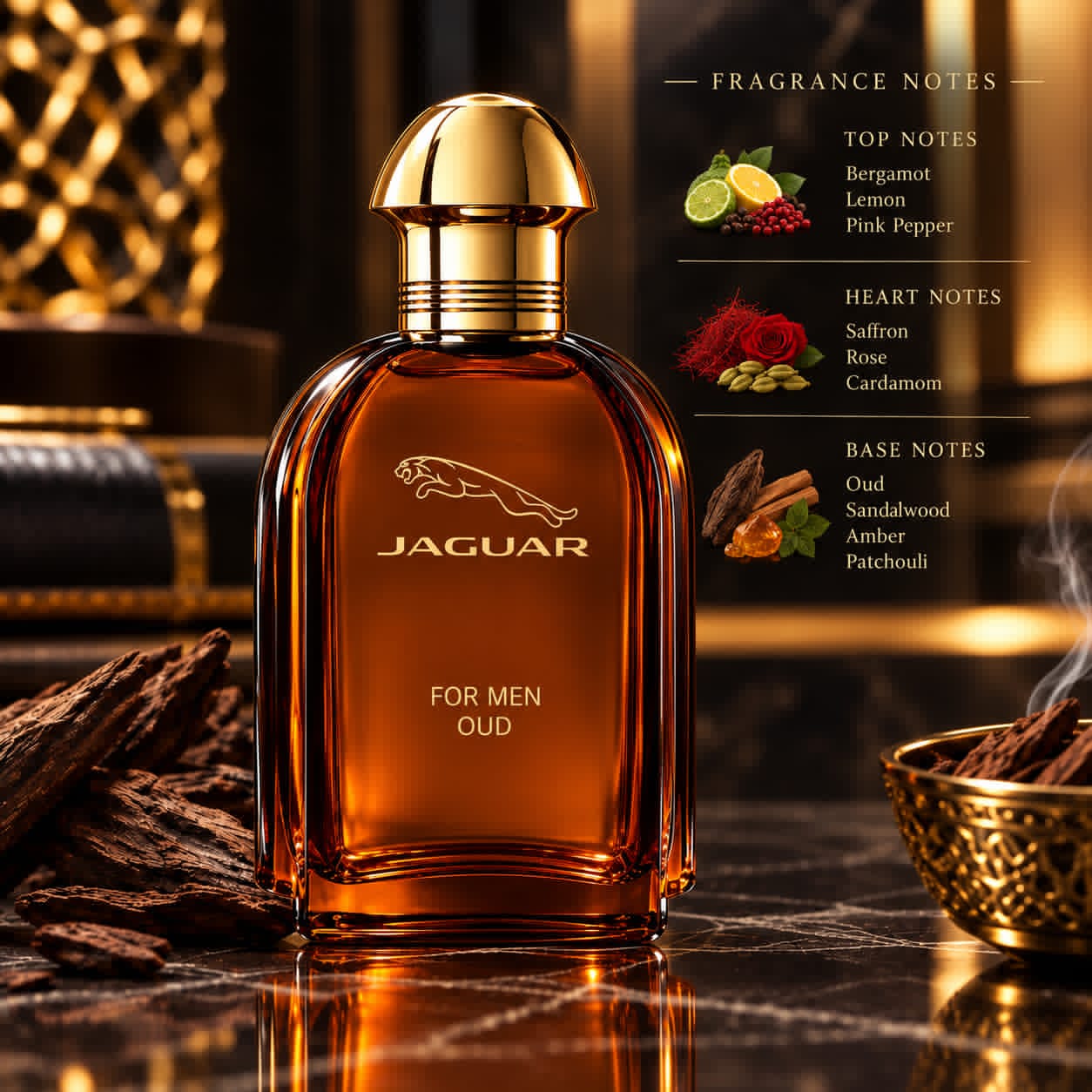 Jaguar Oud Perfume For Men EDP 100ml