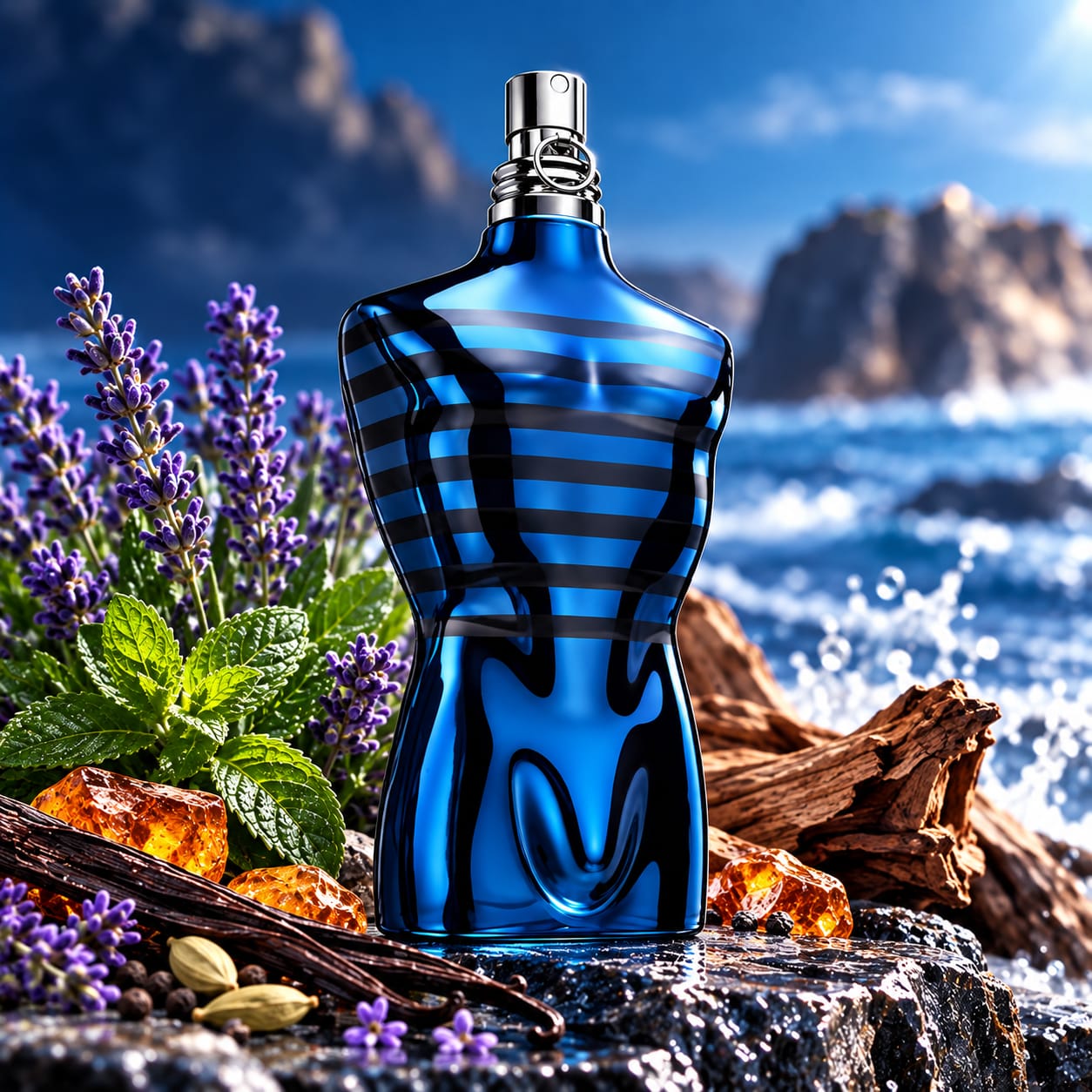 Jean Paul Gaultier "Le Male" In Blue Perfume For Men EDP 125ml