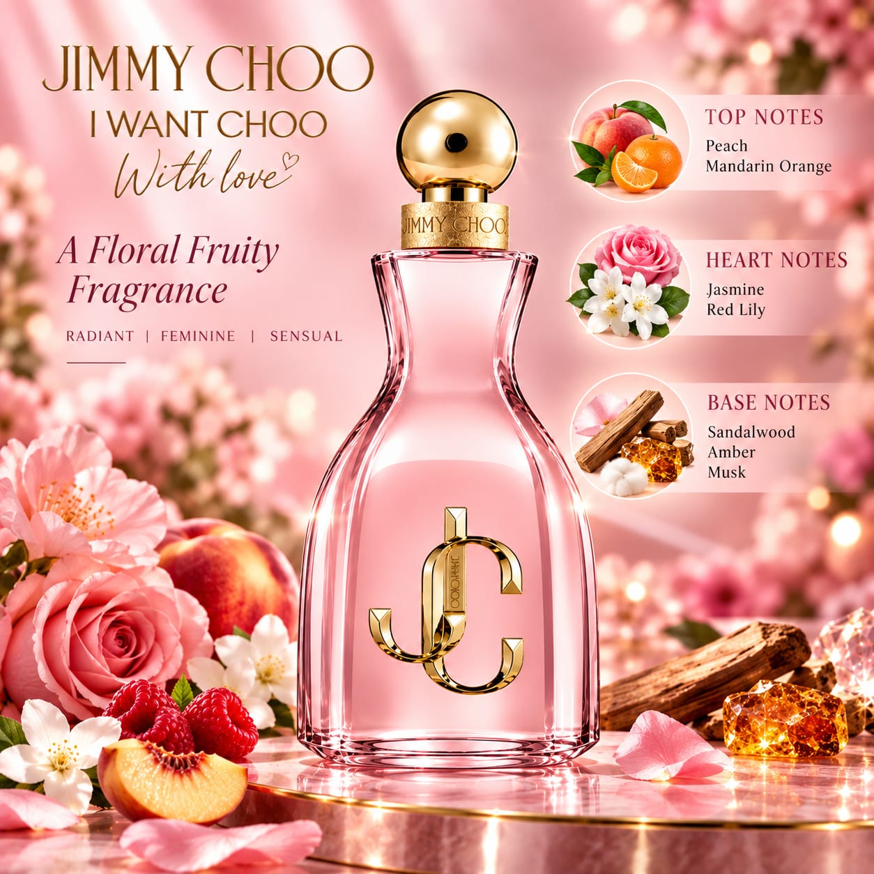 Jimmy Choo I Want Choo With Love Perfume For Women EDP 100ml