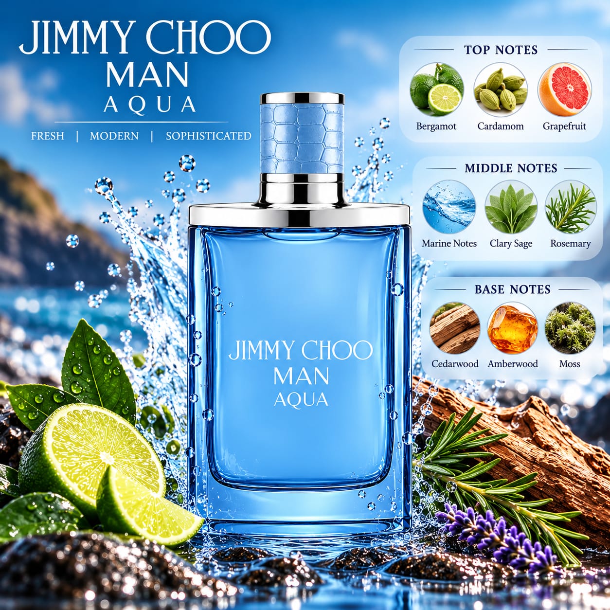 Jimmy Choo Man Aqua Perfume For Men 100ml