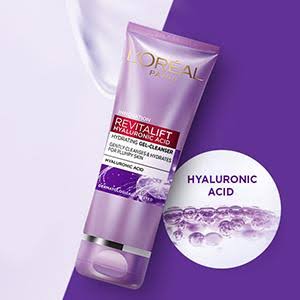 LOREAL PARIS REVITALIFT HYALURONIC ACID HYDRATING GEL CLEANSER 100ML
