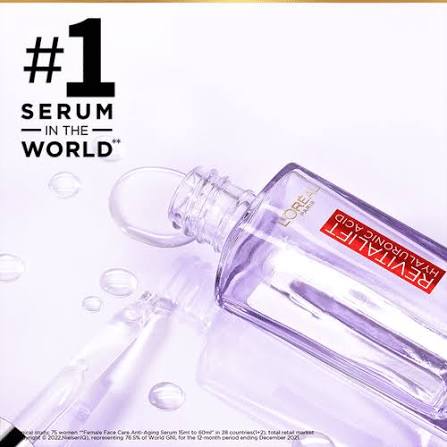 LOREAL PARIS REVITALIFT 1.5% HYALURONIC ACID FACE SERUM 30ML