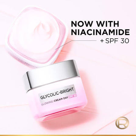 LOREAL PARIS GYCOLIC BRIGHT GLOWING DAY CREAM SPF30 50ML