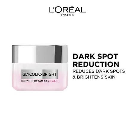 LOREAL GLYCOLIC BRIGHT GLOWING DAY CREAM 15ML