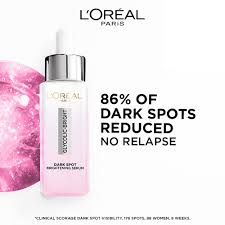 LOREAL PARIS GLYCOLIC DARK SPOT BRIGHTNING FACE SERUM