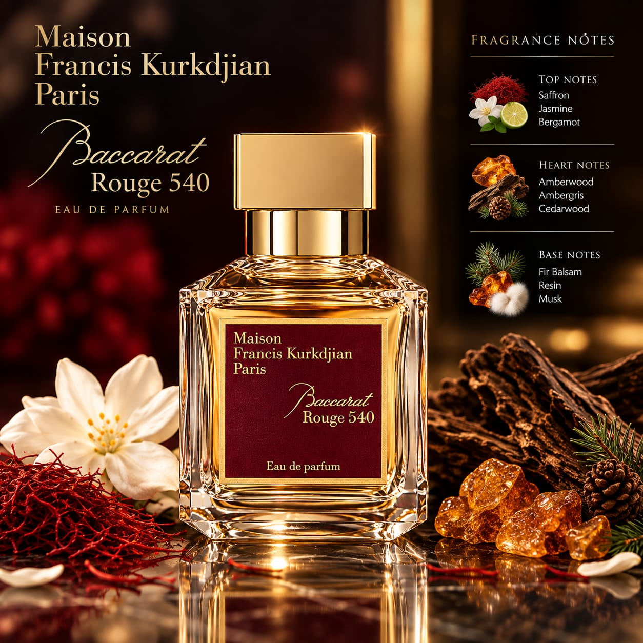 Maison Francis Kurkdjian Baccarat Rouge 540 Perfume EDP 70ml